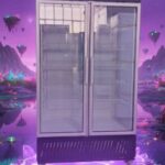 یخچال ایستاده 2 درب 120 سانتی آیس نوین